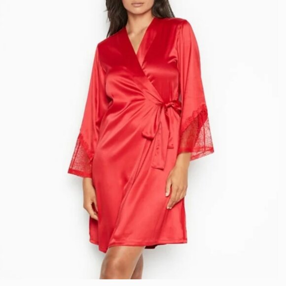 Victoria's Secret | Intimates & Sleepwear | Victorias Secret Red Satin ...